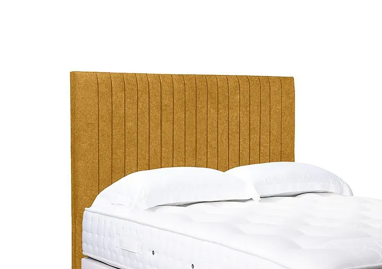 Artisan Collection Cadenza High Floor Standing Headboard - Single - Tweed Mustard