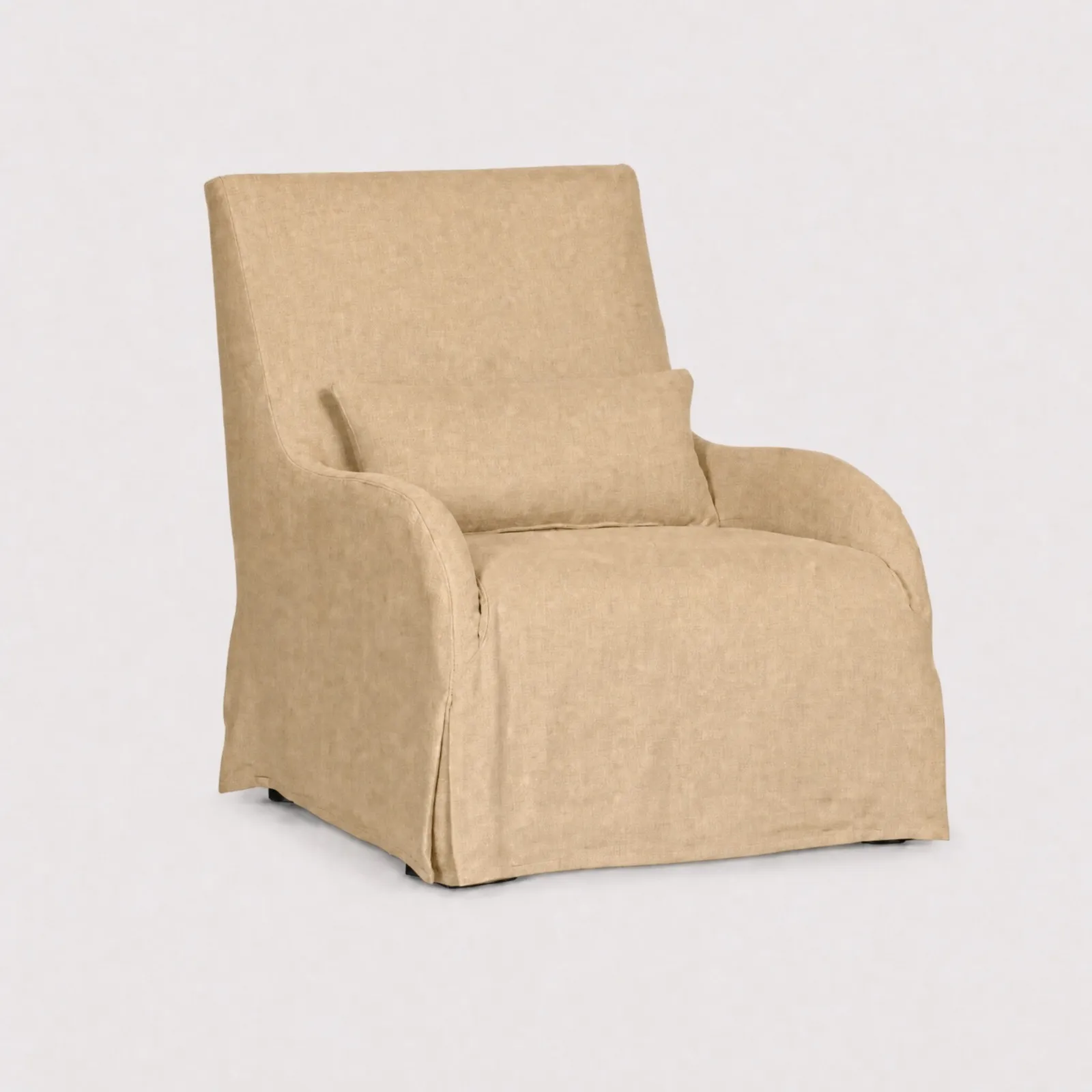 Bibury Armchair - French Riviera Style, Yellow Fabric | Barker & Stonehouse 1