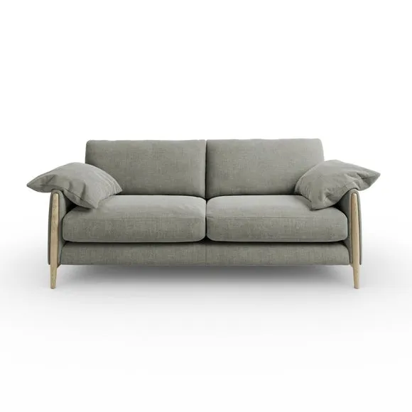 Hector Tonal Plush Chenille 4 Seater Sofa 6