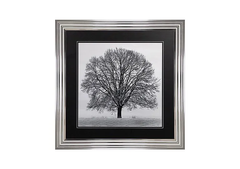 Winter Tree 90x90 Framed Square Wall Art