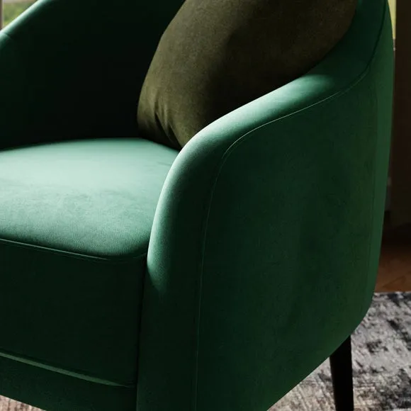 Kaspar Velvet Tub Chair 3