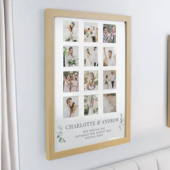 Personalised Wedding Multi Photo Frame 3
