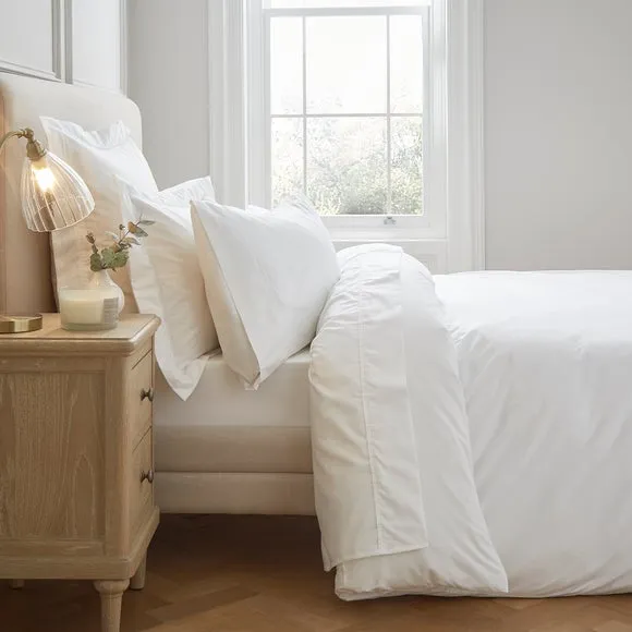 Dorma Crisp & Fresh 400 Thread Count Egyptian Cotton Percale Flat Sheet 2
