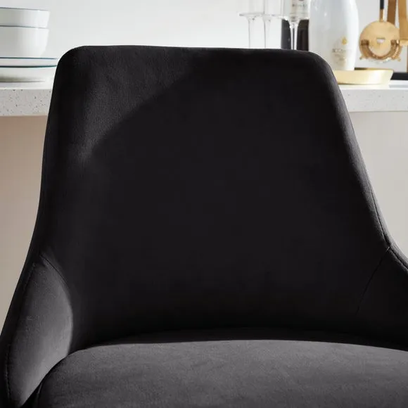 Ariana Bar Stool, Velvet 4