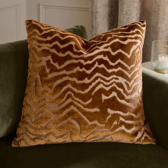 Paoletti Tierra Velvet Square Cushion 1