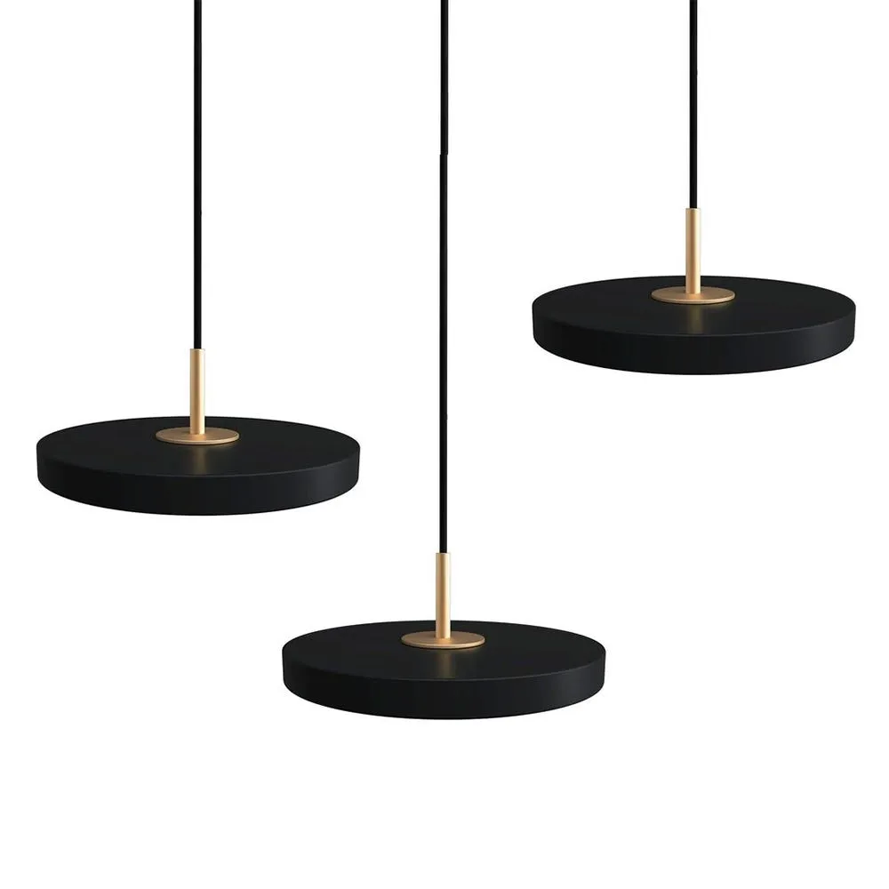 Heal's Asteria LED Micro Cluster 3 Pendant Light Black 2