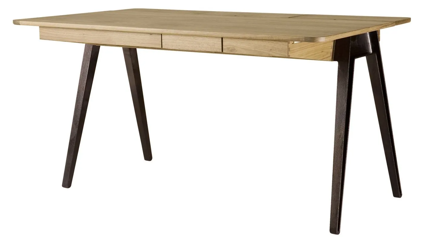 De La Espada Orson Desk Danish Oiled Oak 1