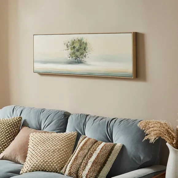 Misty Morning Hand Finished Framed Canvas