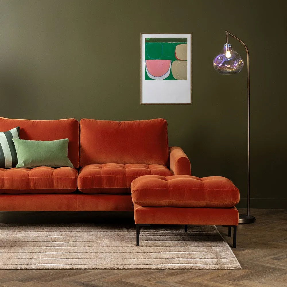 Heal's Bolha Floor Lamp Petrol & Bronze 4