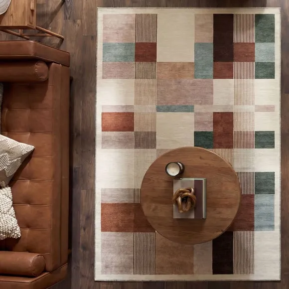 Regalis Geometric Washable Rug 6