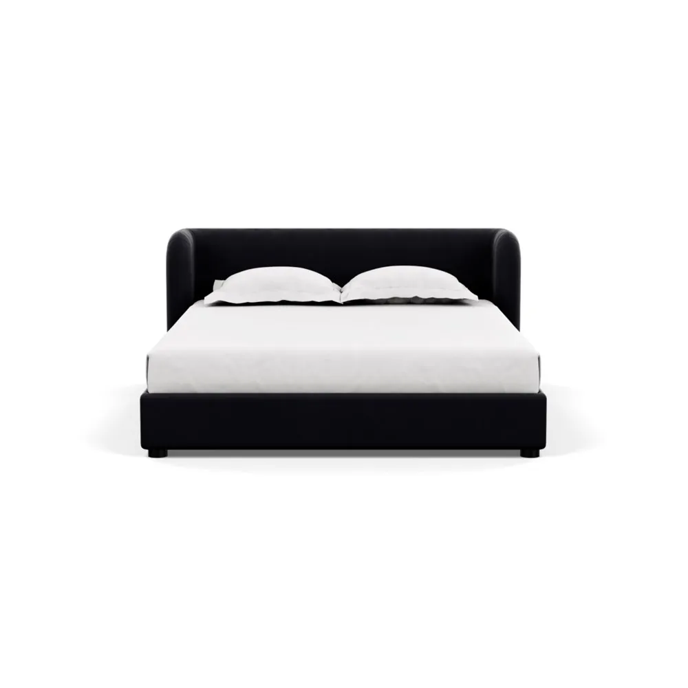 Scp Group Bed King Velvet Black 1