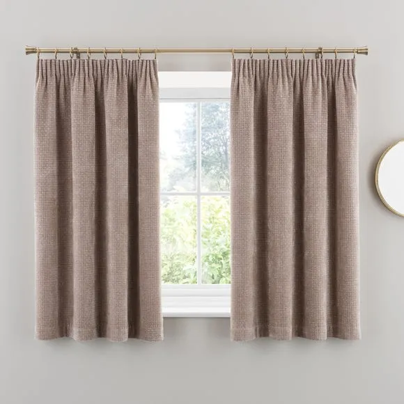 Alayna Chenille Pencil Pleat Curtains 4