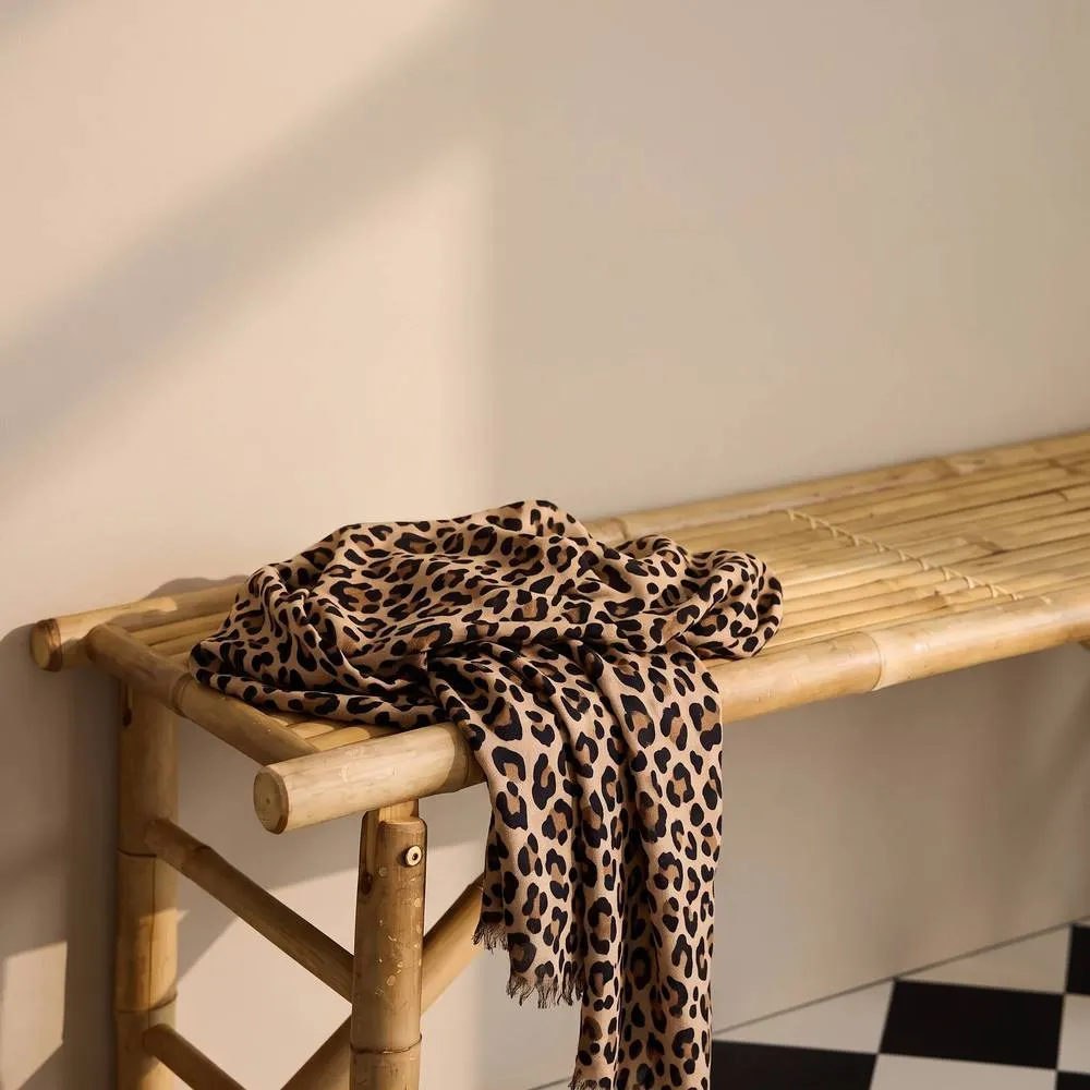 sweeek Bamboo bench in Beige 4