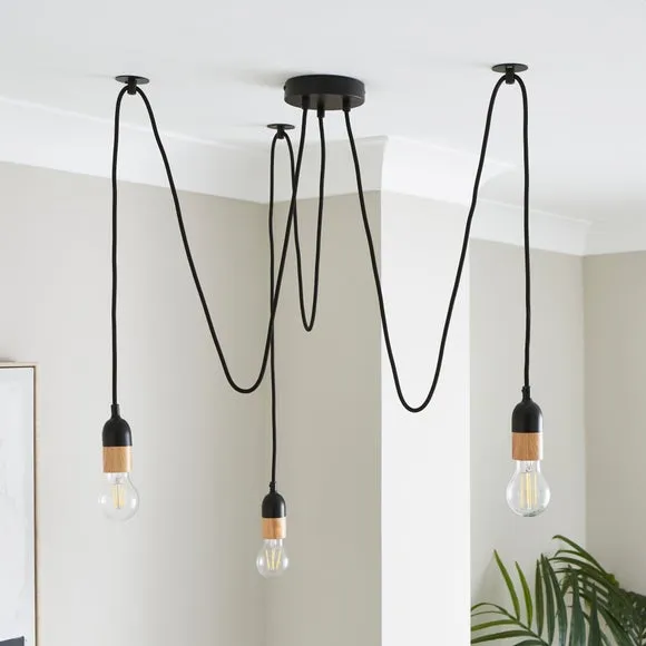 Romelia Flex 3 Light Spider Ceiling Light 2