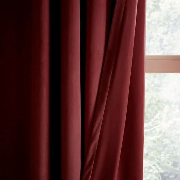 Luxe Velour Eyelet Curtains (Blackout Available) 5