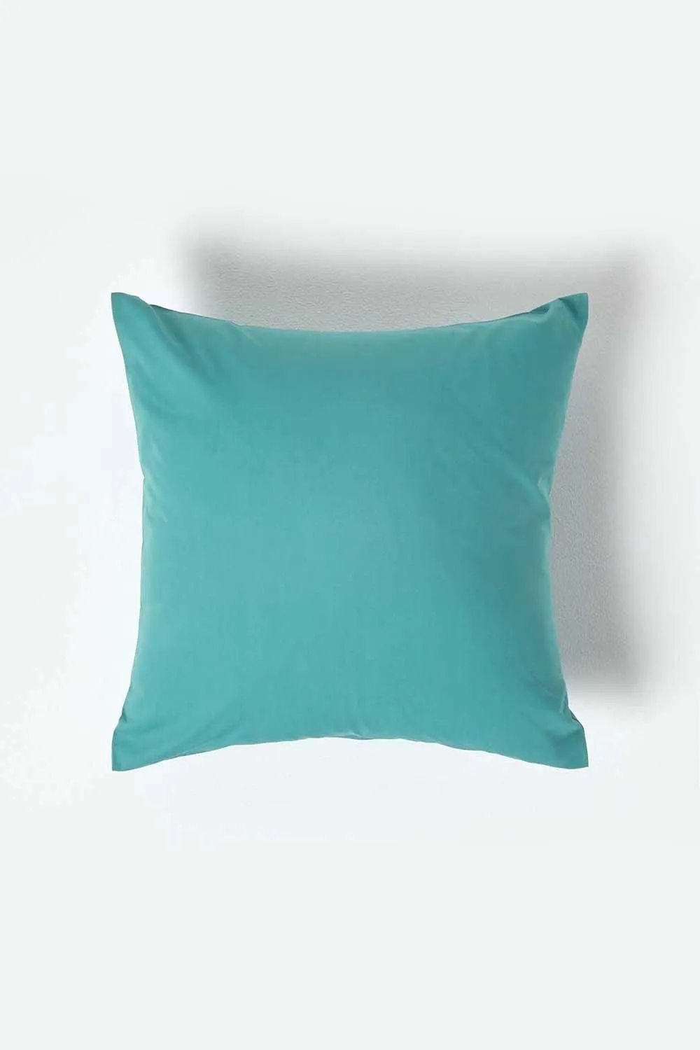 Homescapes Continental Egyptian Cotton Pillowcase 200 TC, 40 x 40 cm in Teal 1
