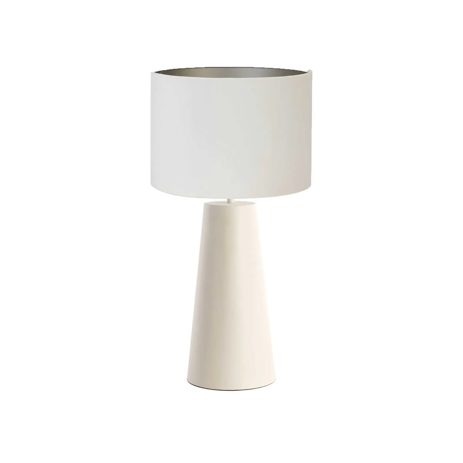 Off White Table Lamp, Neutral Metal | Barker & Stonehouse