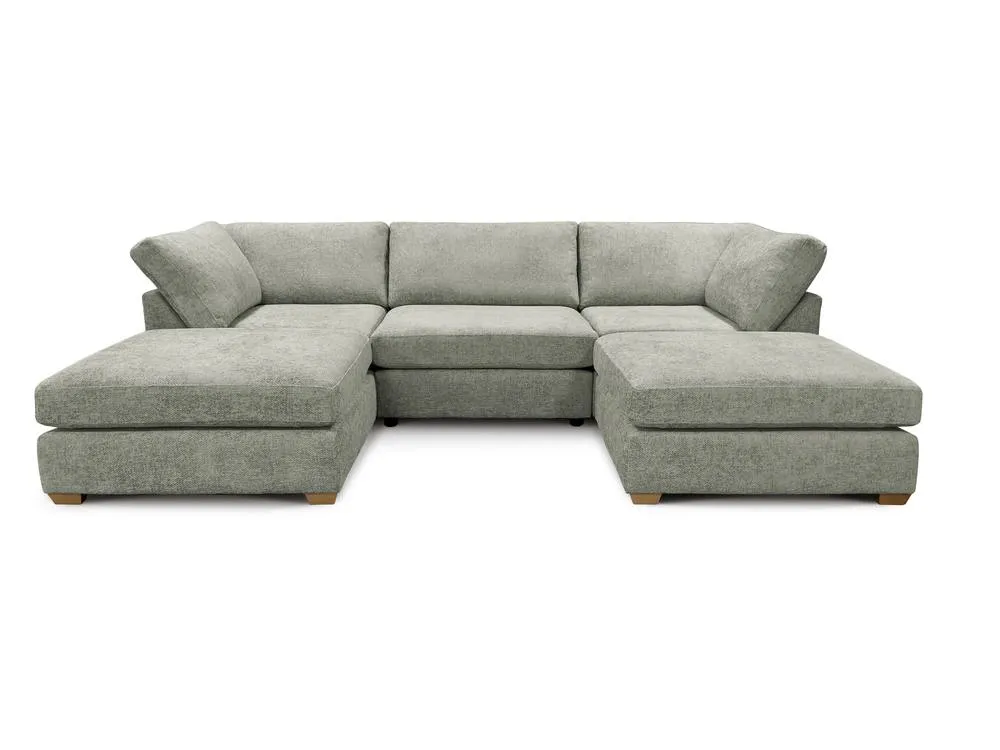 The Great Sofa Company Hyde U Shape Corner Sofa in Grey 2