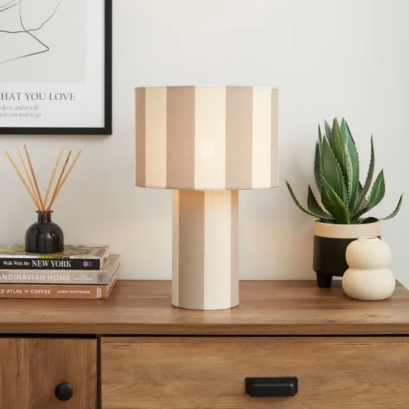Beatrice Striped Table Lamp 1