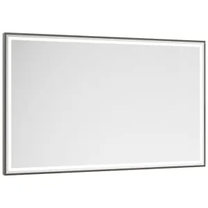 Melford Melford Anthracite LED Mirror with Demister - 1200 x 600mm