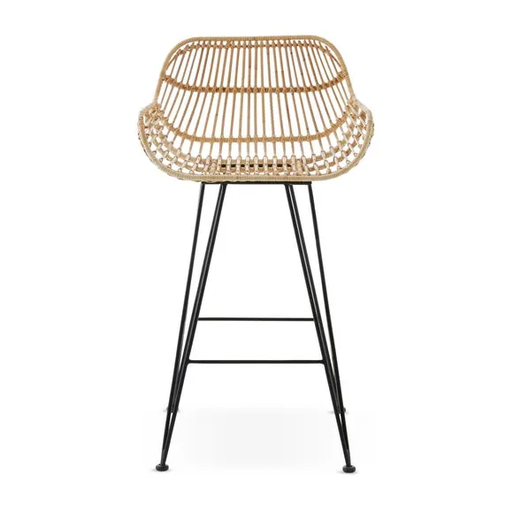 Nirvana Counter Height Stool, Rattan 2