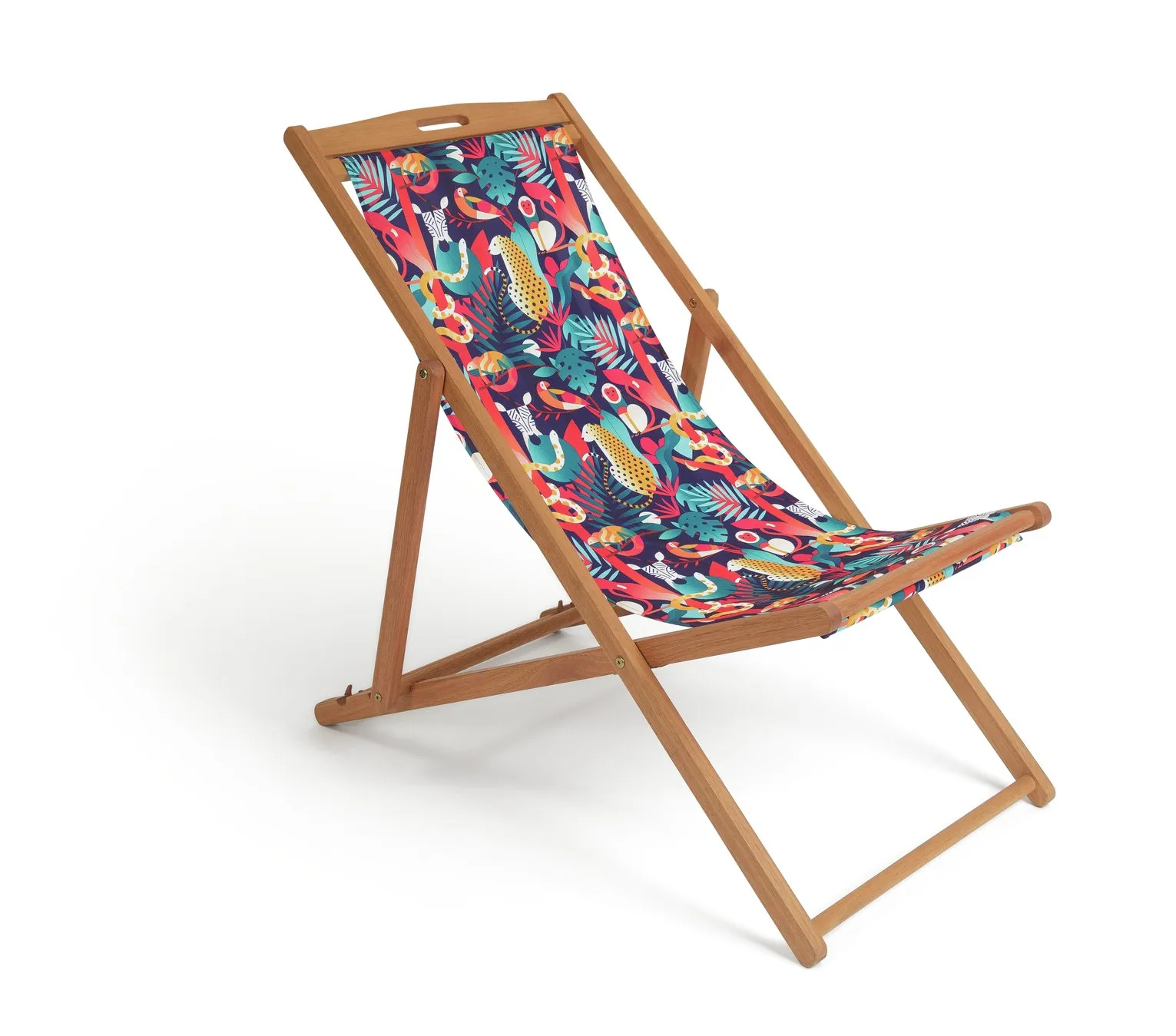 Habitat Wooden Deck Chair - Global Market