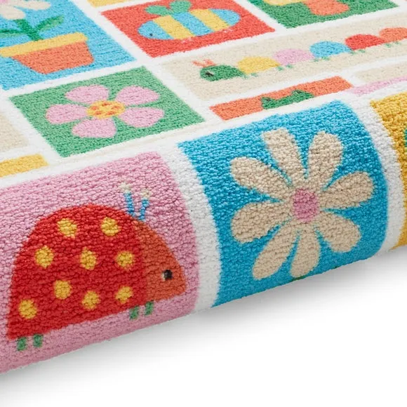 Catherine Lansfield Kids Curious Caterpillar Rug 6