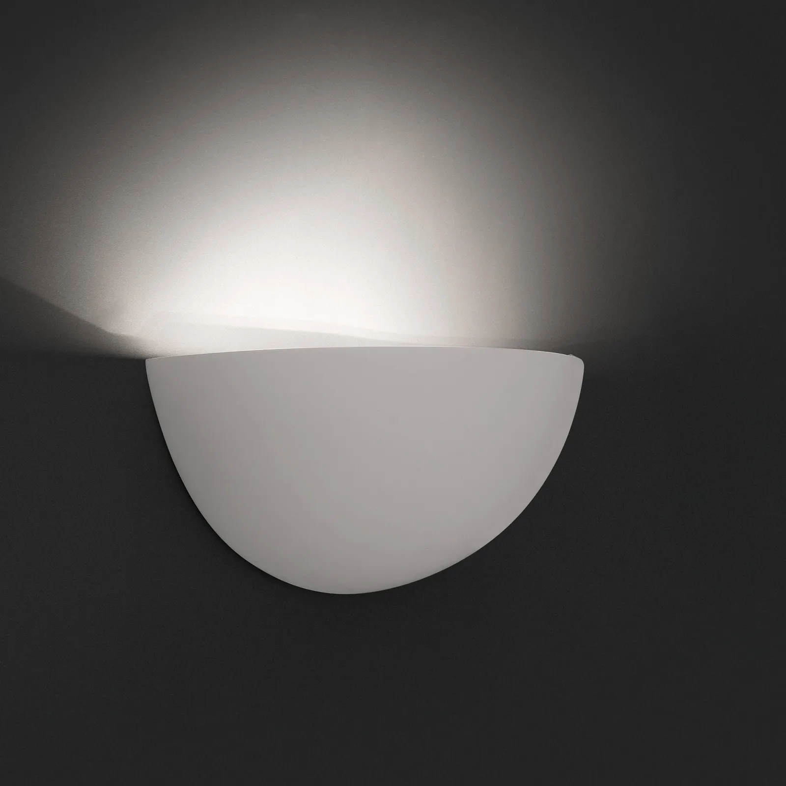 Netlighting Snow 1 Light Indoor Wall Light White Plaster E14 2