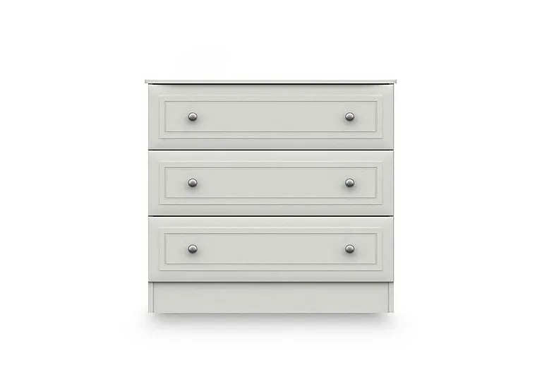 Marylebone 3 Drawer Chest - White