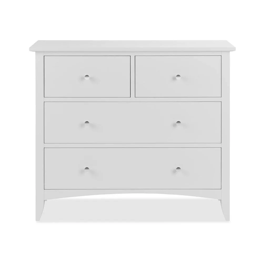 Statement Furniture Edward Hopper 2 Over 2 Chest of Drawers in White 5