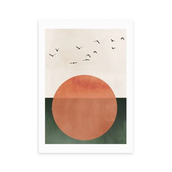 East End Prints Rising Print by Kubistika 2