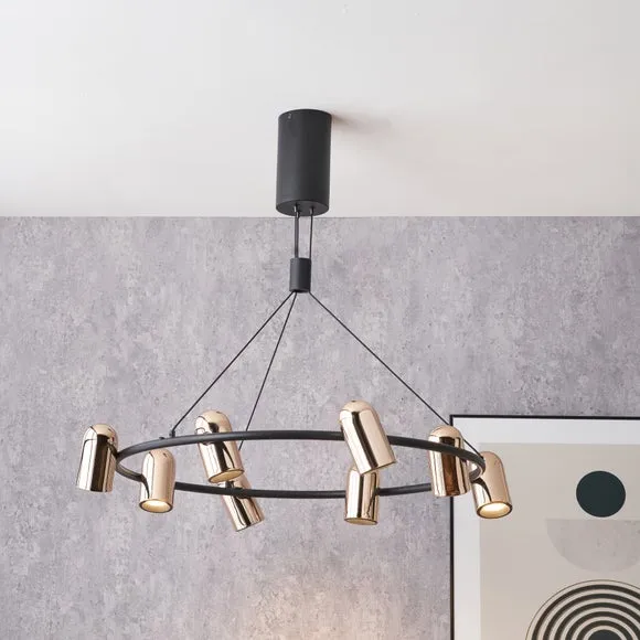 Pacific Lifestyle Xena 8 Light Adjustable LED Pendant Light