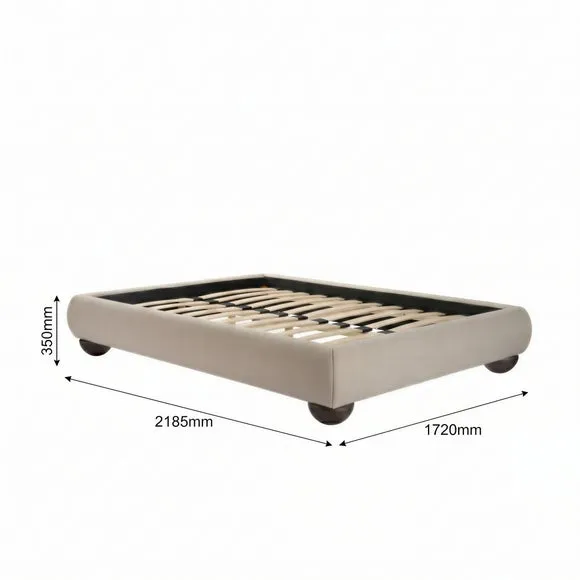 Soller Chenille Bed Frame 4