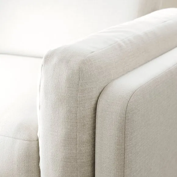 Newton Chenille Soft Texture Corner Chaise Sofa 6