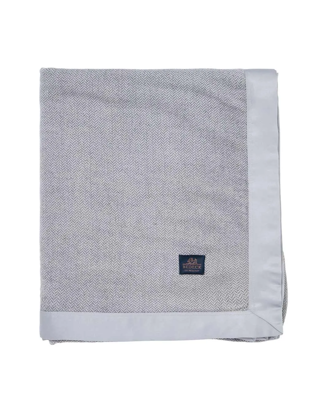 Bedeck of Belfast Pure Wool Ellis Throw Silver Mix