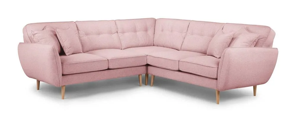 The Great Sofa Company Ailis 2 Corner 2 Faro Soft Pink in Dusty Pink 2