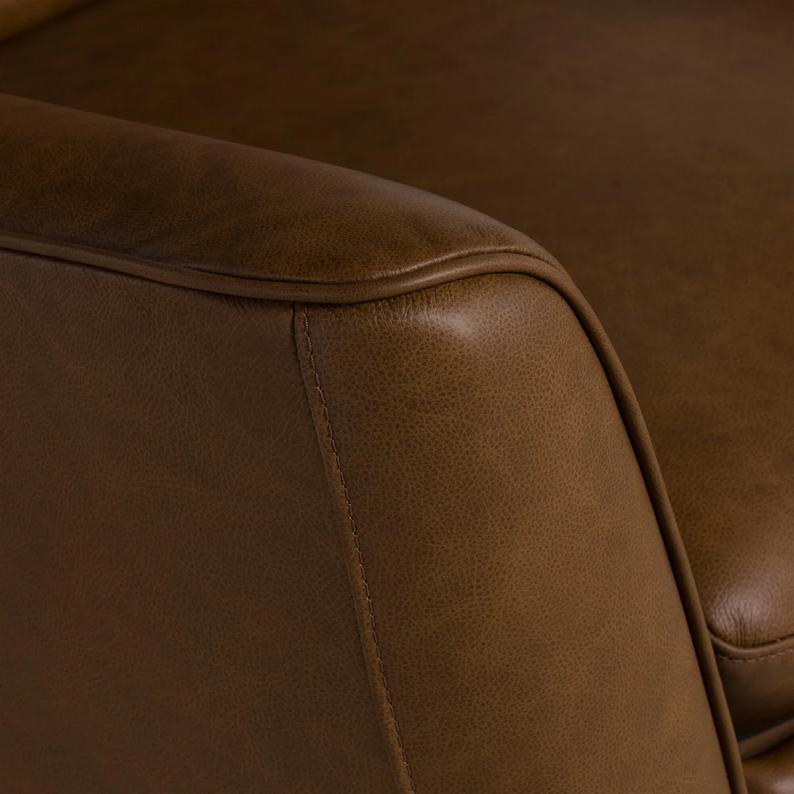 Charfield Swivel Recliner Chair 3015M, Brown Leather | Barker & Stonehouse 3