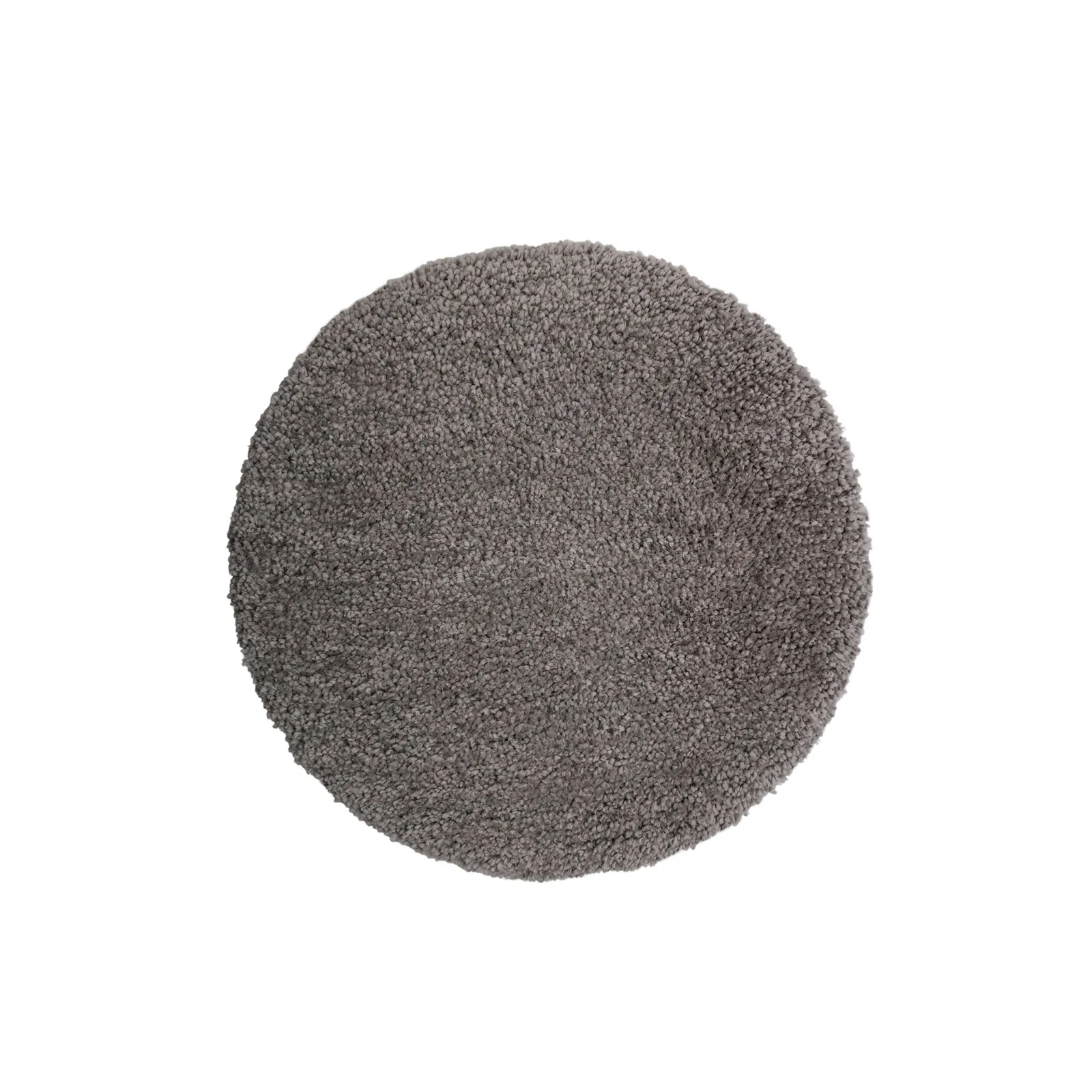 Bertie Shaggy Circle Rug Grey