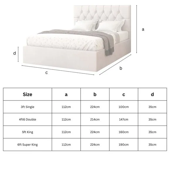 Olivier Eire Linen Adjustable Bed 5