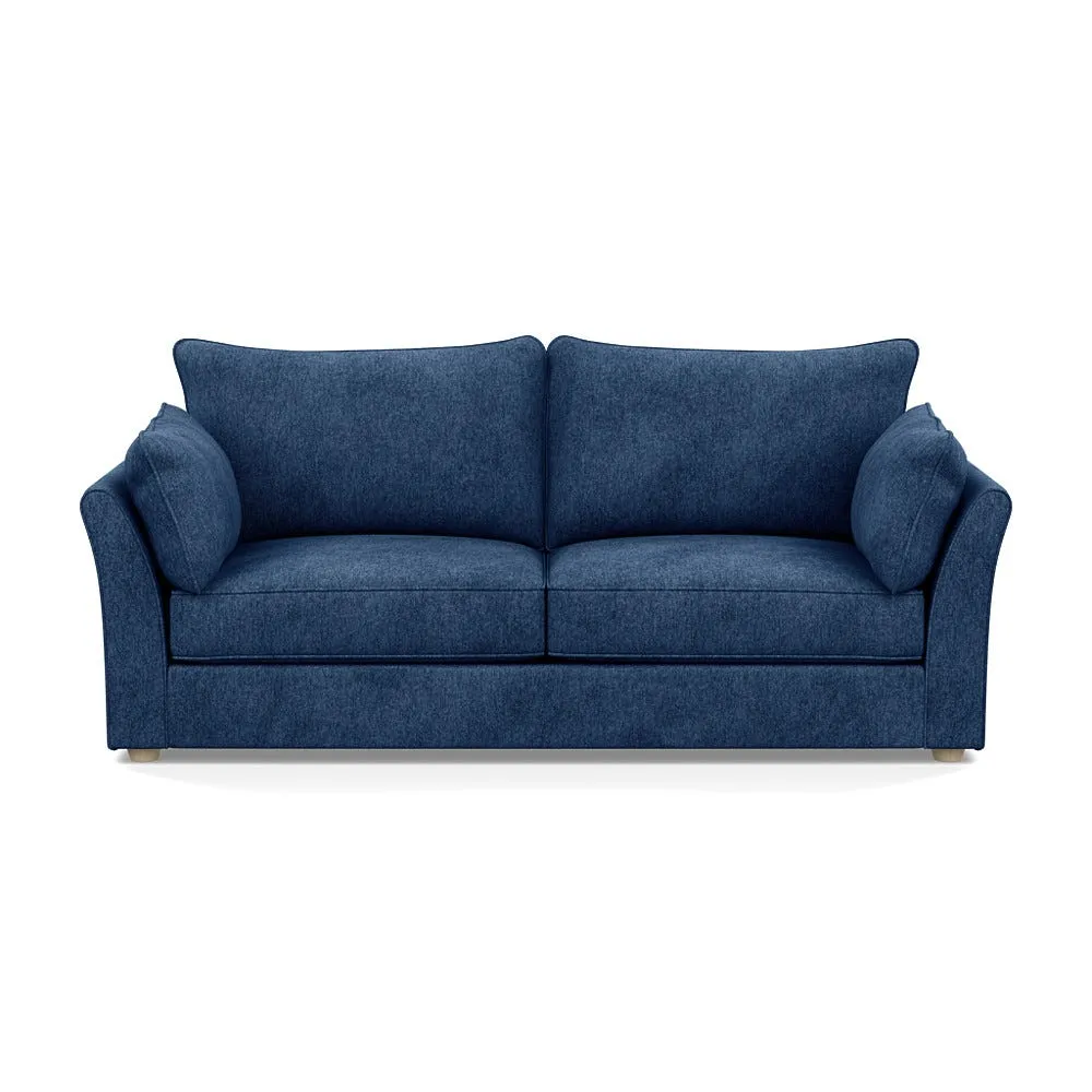 Heal's Tailor 4 Seater Sofa Broadweave Lagoon Natural Beech Feet 1
