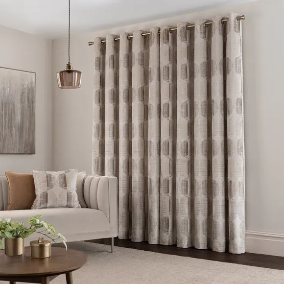 Orion Cut Velvet Eyelet Curtains 5