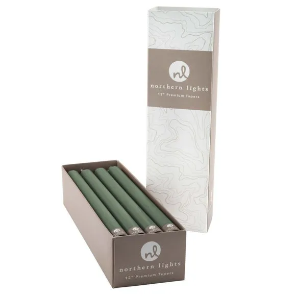 Northern Lights Set of 12 Taper Candles