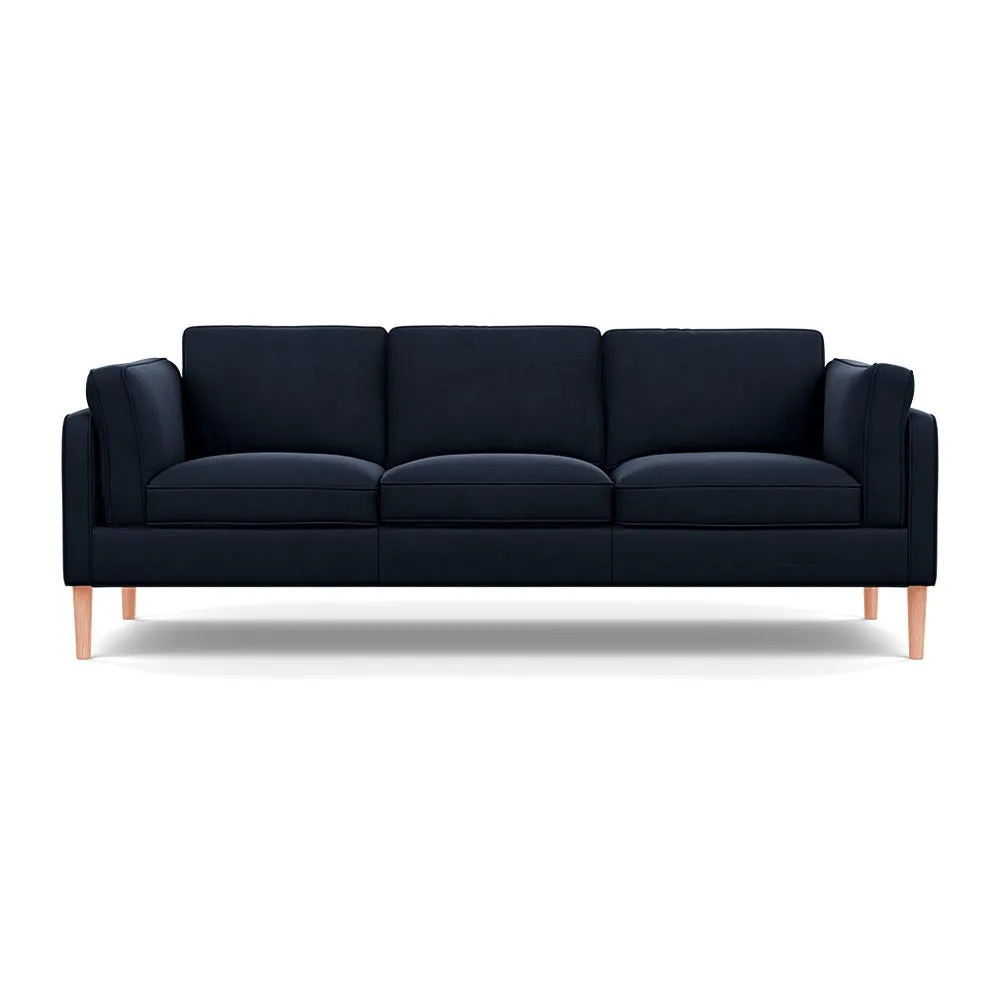 Heal's Sonno 4 Str Sofa Nobilis Velvet Night 25 Natural Feet 1