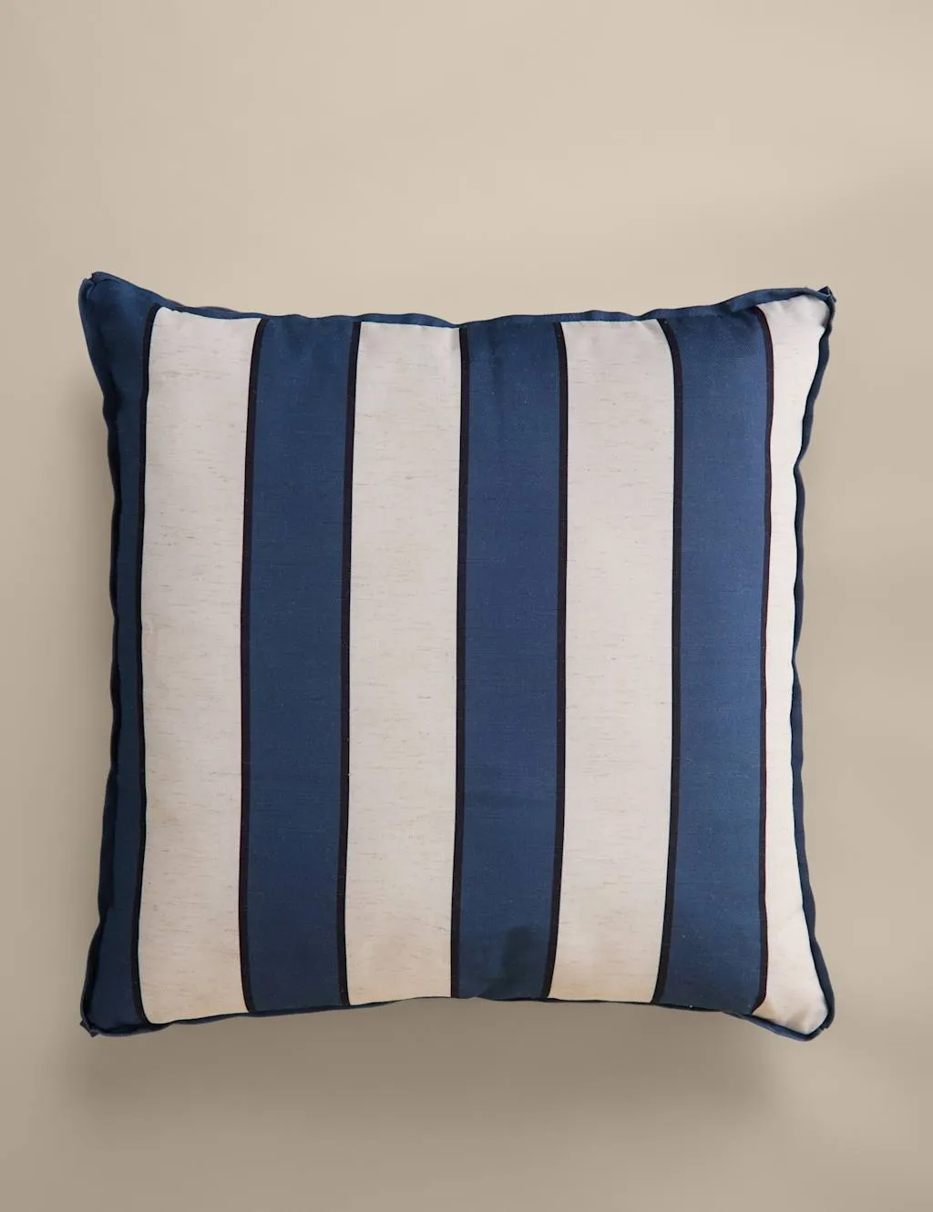 M&S Set of 2 Striped Outdoor Cushions Blue Mix