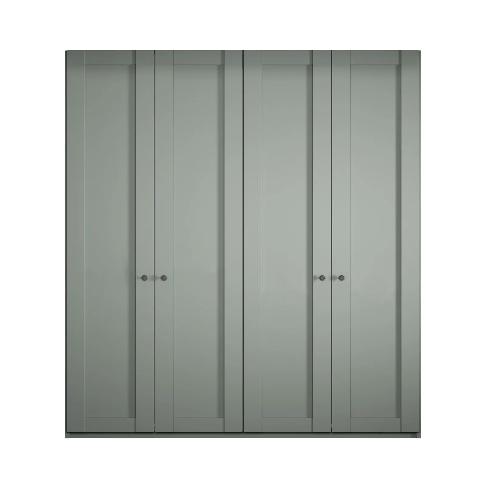 Varese 5 Door Carcase Colour Hinged Wardrobe 250Cm, Green | Barker & Stonehouse 3