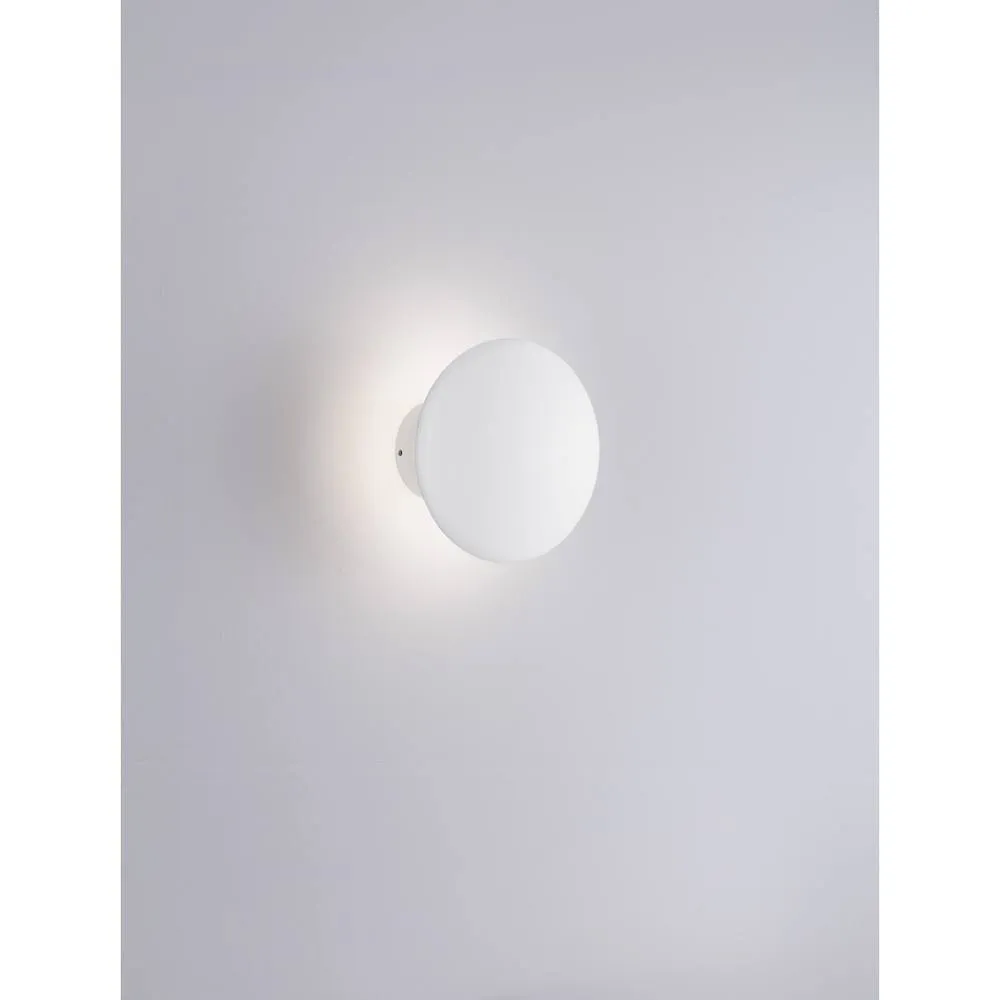 Netlighting Onut Plaster Wall Lamp White LED 10W 566lm 3000K 4