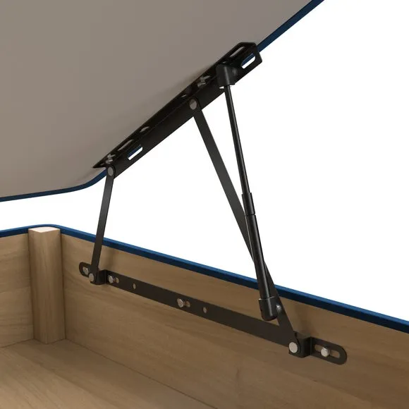 Luxury Side Ottoman Bed Frame, Velvet 5