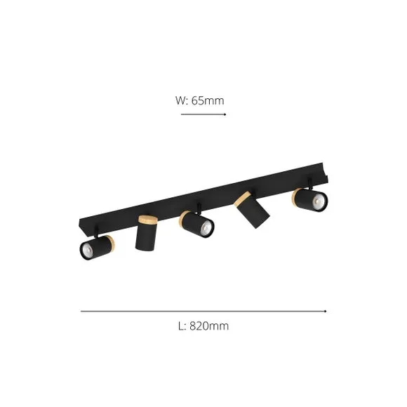 EGLO Cartagena 5 Light Adjustable LED Spotlight 4