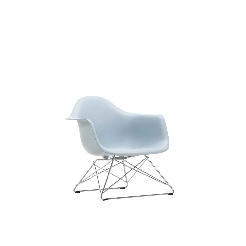 Vitra Eames LAR Chair Ice Grey Chrome Wire Base With Cross Struts 1