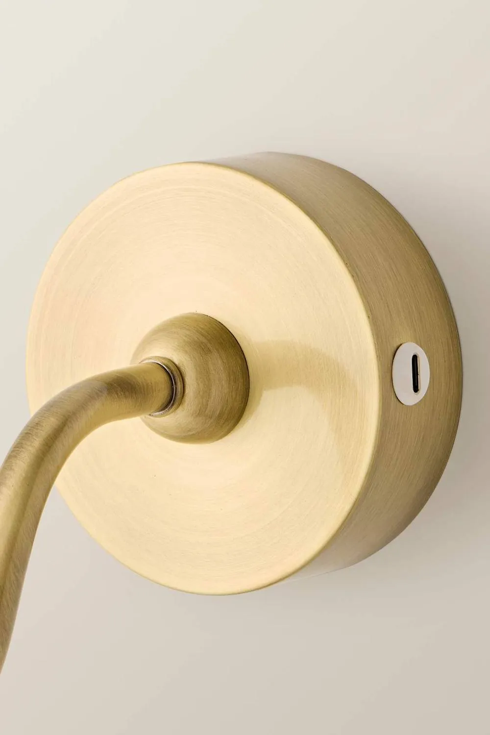 ValueLights Lowe Metal Portable Rechargeable Wall Light Base Only in Gold 5